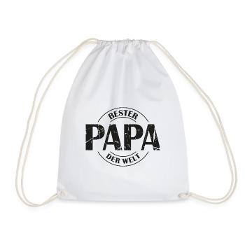 Bester Papa der Welt - Turnbeutel - Weiß - Vorne