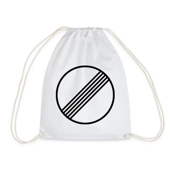 MINIMAL ILLIMITÉ par Unlimited Apparel - Sac de sport léger - blanc - Devant