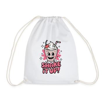 Shake It Up - Drawstring Bag - white - Front