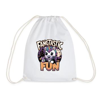 Fangtastic Fun - Drawstring Bag - white - Front