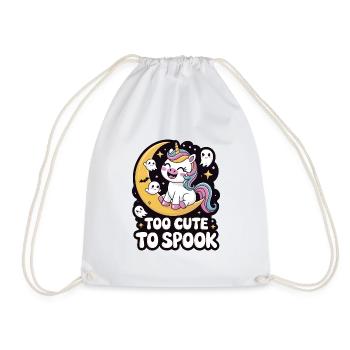 Trop mignon pour effrayer - Sac de sport léger - blanc - Devant