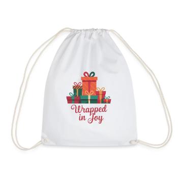 Enveloppé de joie - Sac de sport léger - blanc - Devant