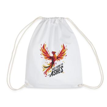 Rise From The Ashes - Drawstring Bag - white - Front