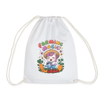 Farming Magic! - Drawstring Bag - white - Front