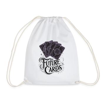 The Future Is In The Cards - Drawstring Bag - white - Front