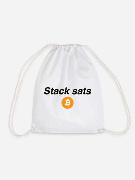 Stack sats - Turnbeutel - Weiß