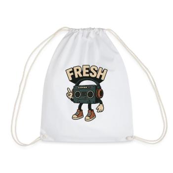 Fresh - Drawstring Bag - white - Front
