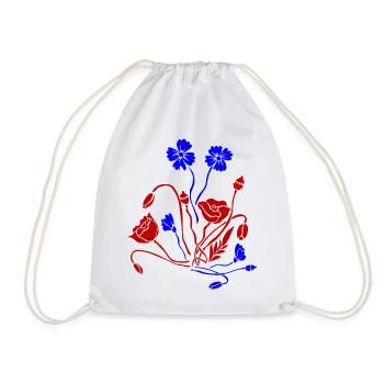 Fleur Picture Fleurs - Sac de sport léger - blanc - Devant