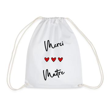 MASTER. MASTER - Drawstring Bag - white - Front