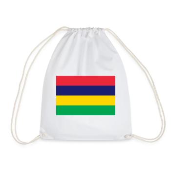 Mauritius - Turnbeutel - Weiß - Vorne