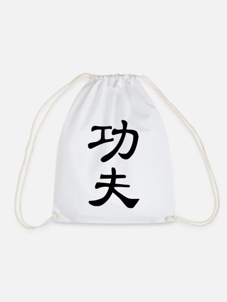 kung fu - Turnbeutel - Weiß