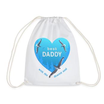 best daddy - Turnbeutel - Weiß - Vorne