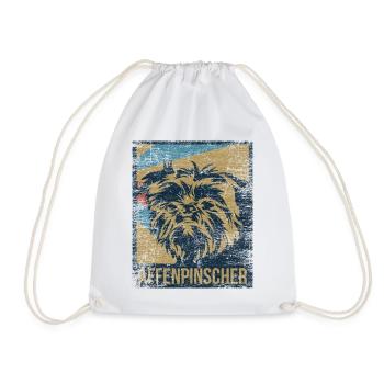 Munterer Affenpinscher Züchter - Turnbeutel - Weiß - Vorne