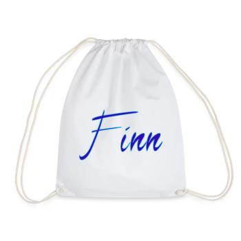 Name Finn - Turnbeutel - Weiß - Vorne