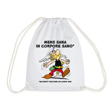 Asterix – Ein gesunder Geist in einem gesunden Körper - Turnbeutel - Weiß - Vorne