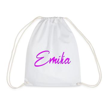 Emilia Neon Script - Turnbeutel - Weiß - Vorne