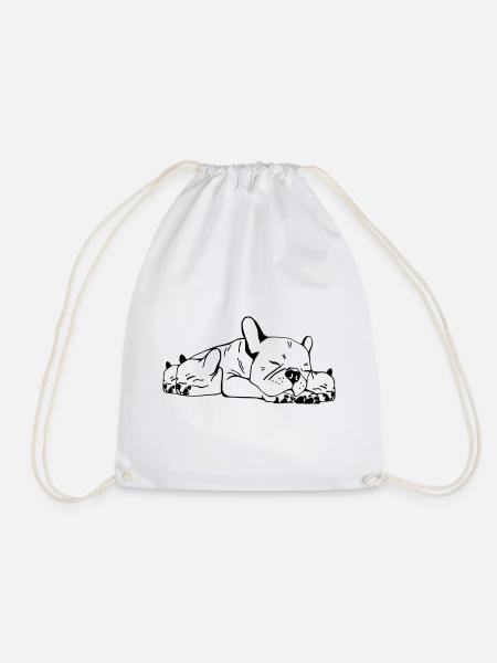 French Bulldog Mama - Turnbeutel - Weiß