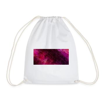 Pink Purple Nebula Wasserfarben - Turnbeutel - Weiß - Vorne
