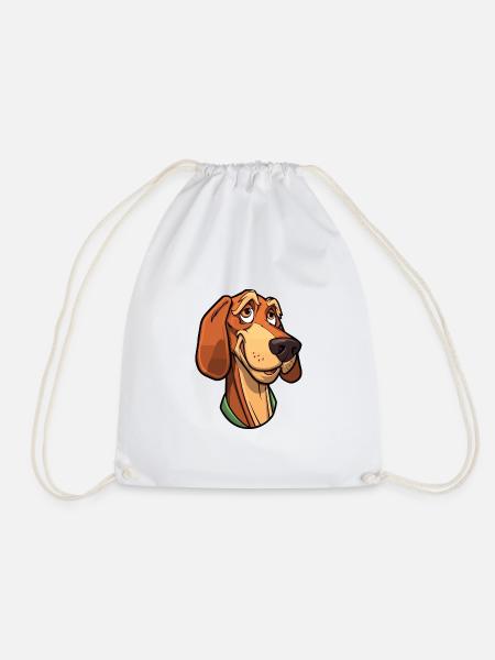 Transsilvanischer Jagdhund Hunderasse Cartoon Kawaii Abb. - Turnbeutel - Weiß
