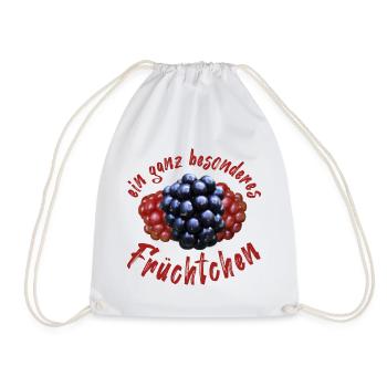 Früchtchen Brombeeren Beeren - Turnbeutel - Weiß - Vorne