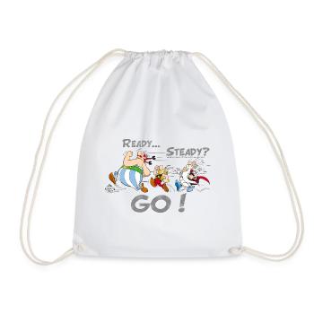 Asterix Ready Steady Go - Turnbeutel - Weiß - Vorne