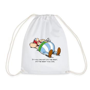 Asterix If You Can Not Do Best - Turnbeutel - Weiß - Vorne