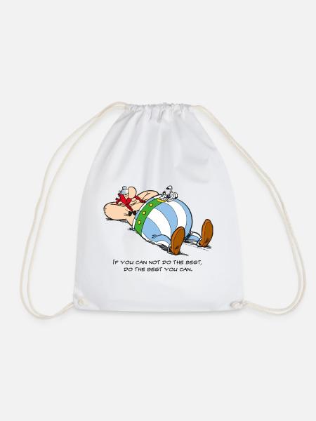 Asterix If You Can Not Do Best - Turnbeutel - Weiß