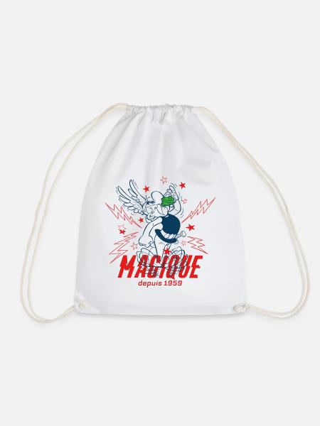Asterix & Obelix Magique 1959 Outline Design - Turnbeutel - Weiß