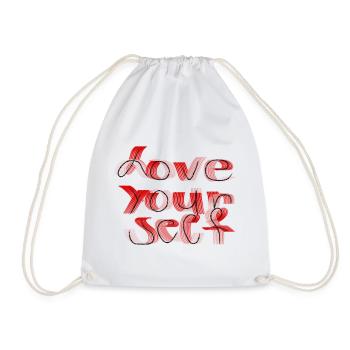 Love yourself - Turnbeutel - Weiß - Vorne