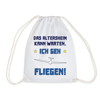 das altersheim kann warten - Turnbeutel - Weiß - Vorne