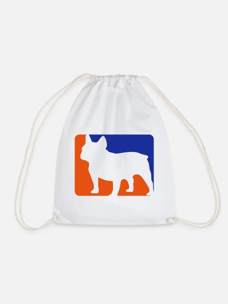 french bulldog - Turnbeutel - Weiß