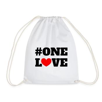 One Love - Turnbeutel - Weiß - Vorne
