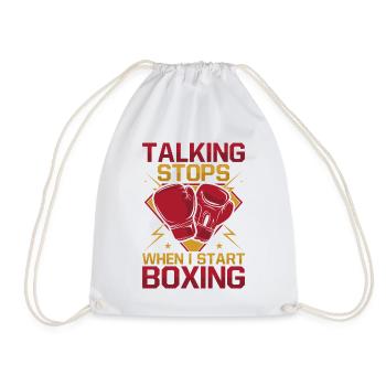 Talking Stops Gloves Boxing Gloves - Turnbeutel - Weiß - Vorne