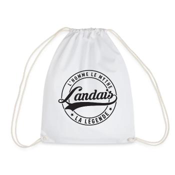 Ich homme le mythe landais la légende T-Shirt, Cad... - Turnbeutel - Weiß - Vorne