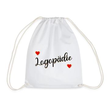 Logopädie - Turnbeutel - Weiß - Vorne