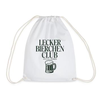Lecker Bierchen Club - Turnbeutel - Weiß - Vorne