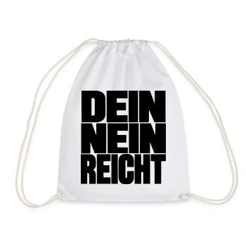 Dein Nein reicht – Grenzen setzen & Stärke | AMFI - Turnbeutel - Weiß - Vorne