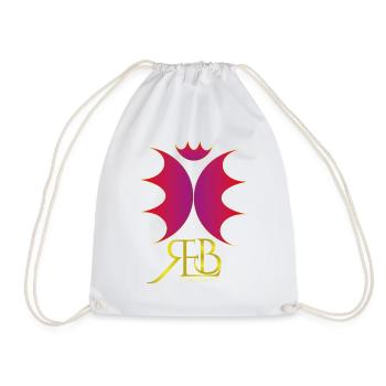 EBR Oversized Logo Gradient - Turnbeutel - Weiß - Vorne