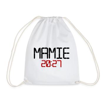 Französische Oma, Baby 2027 - Turnbeutel - Weiß - Vorne