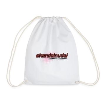 Skandalhudel Neon-Logo Retro - Turnbeutel - Weiß - Vorne