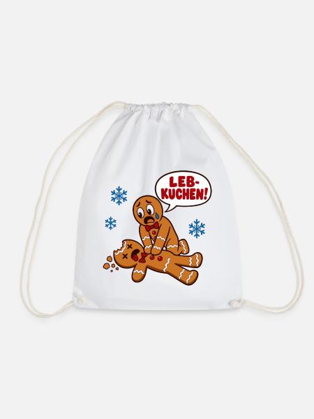 Leb-Kuchen – Weihnachten für alle - Turnbeutel - Weiß