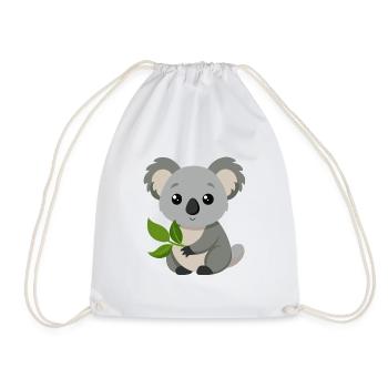 Baby-Koala - Turnbeutel - Weiß - Vorne