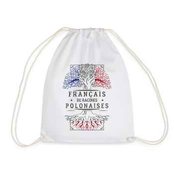 French Polish Roots T-Shirt Geschenk H... - Turnbeutel - Weiß - Vorne