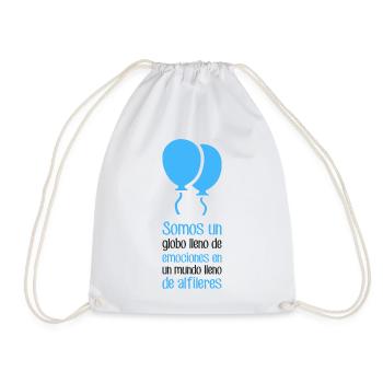 Wir sind ein Ballon voller Gefühle - Turnbeutel - Weiß - Vorne