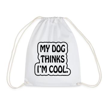Dog dog - Turnbeutel - Weiß - Vorne