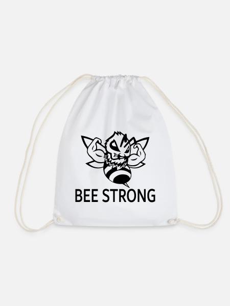 Funny bees - Turnbeutel - Weiß