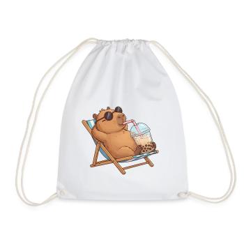 Capybara - Turnbeutel - Weiß - Vorne