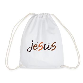 Jesus - Turnbeutel - Weiß - Vorne