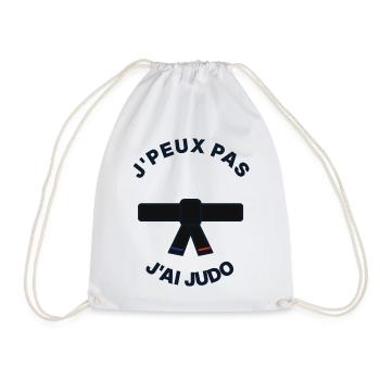 I Can't I Judo - Judoka Humor-Geschenk - Turnbeutel - Weiß - Vorne
