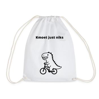 Kmoet just nothing, Antwerpener Dialekt Shirts - Turnbeutel - Weiß - Vorne